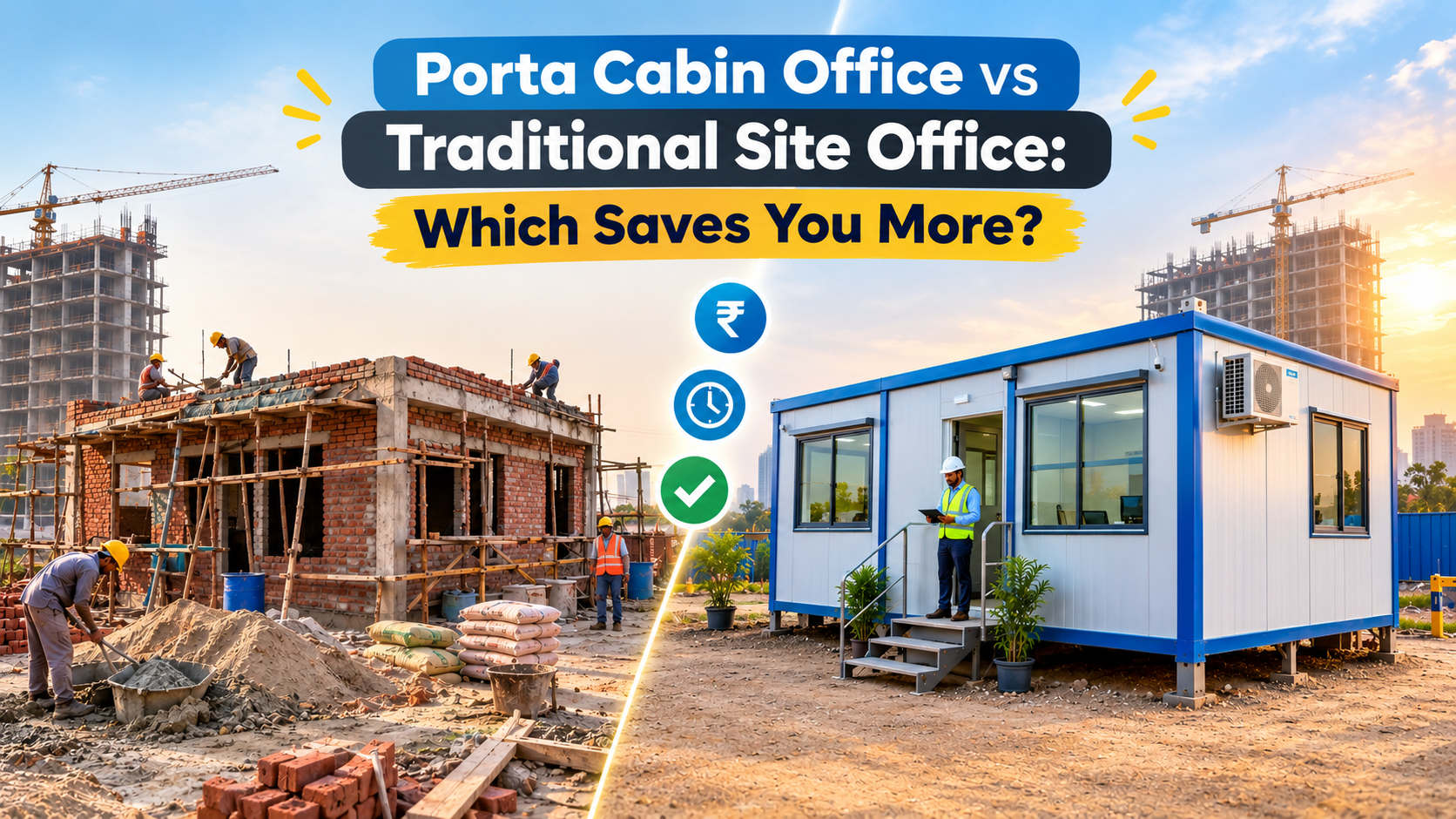 Porta Cabin Office vs Traditional Site Office: Which Saves You More? - Asprefab